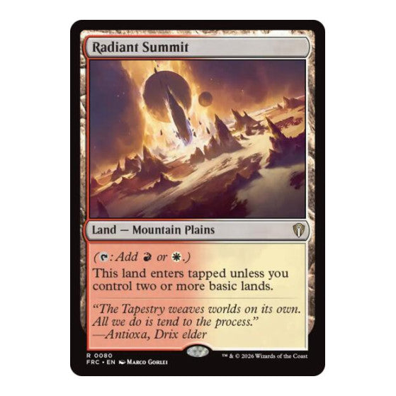 Radiant Summit Commander: Reality Fracture (FRC) - (, Near Mint)