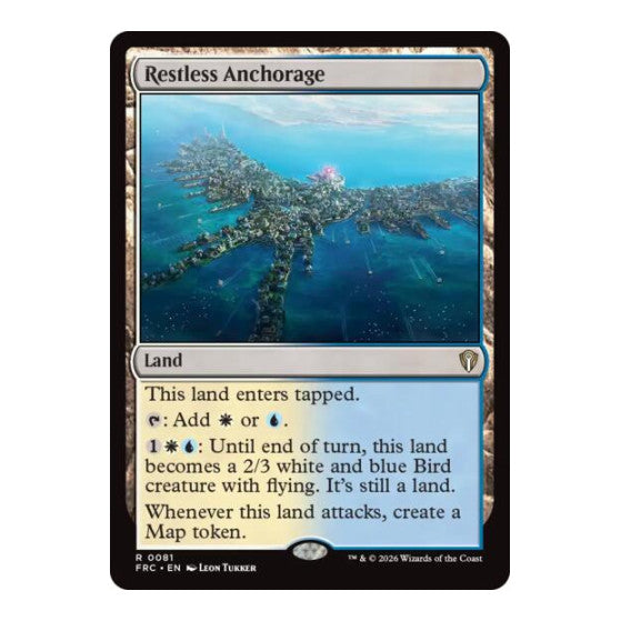 Restless Anchorage Commander: Reality Fracture (FRC) - (, Near Mint)