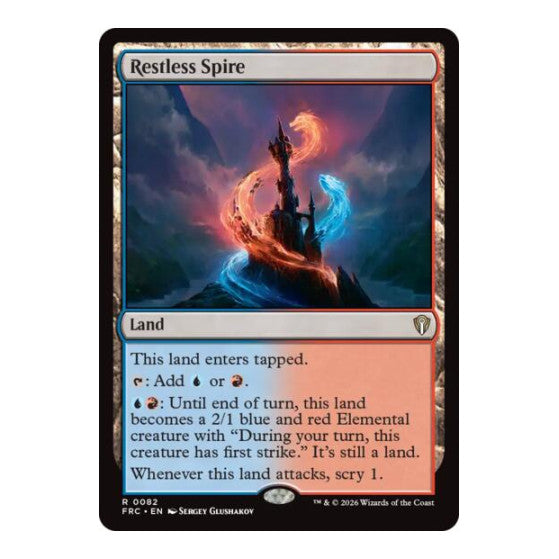 Restless Spire Commander: Reality Fracture (FRC) - (, Near Mint)