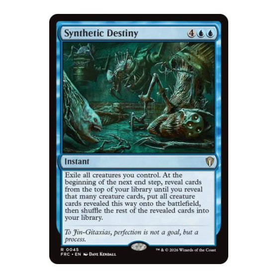Synthetic Destiny Commander: Reality Fracture (FRC) - (, Near Mint)