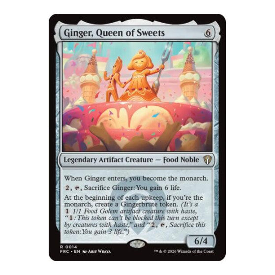 Ginger, Queen of Sweets Commander: Reality Fracture (FRC) - (, Near Mint)