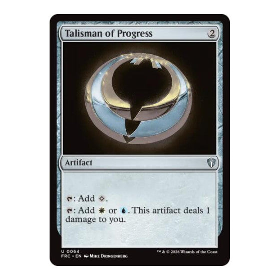 Talisman of Progress Commander: Reality Fracture (FRC) - (, Near Mint)