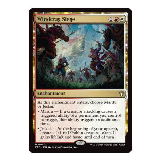 Windcrag Siege Commander: Reality Fracture (FRC) - (, Near Mint)