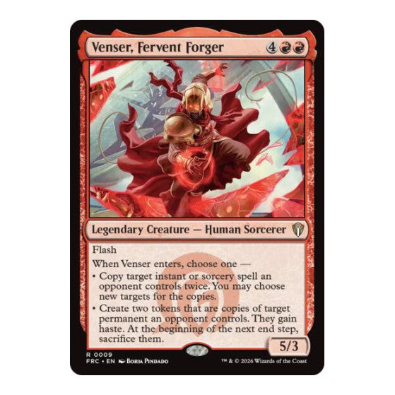 Venser, Fervent Forger Commander: Reality Fracture (FRC) - (, Near Mint)