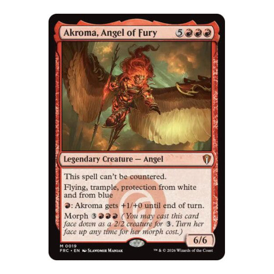 Akroma, Angel of Fury Commander: Reality Fracture (FRC) - (, Near Mint)