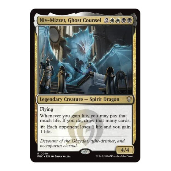Niv-Mizzet, Ghost Counsel Commander: Reality Fracture (FRC) - (, Near Mint)