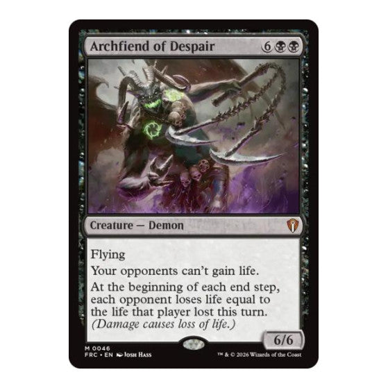 Archfiend of Despair Commander: Reality Fracture (FRC) - (, Near Mint)