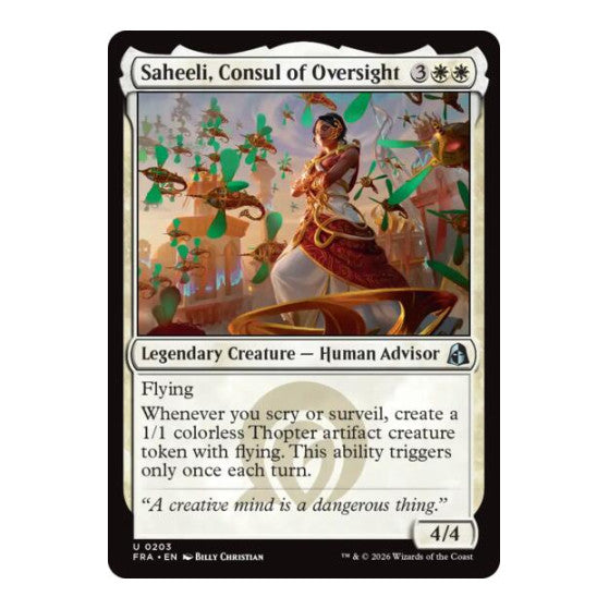 Saheeli, Consul of Oversight Reality Fracture (FRA) - (Foil, Near Mint)
