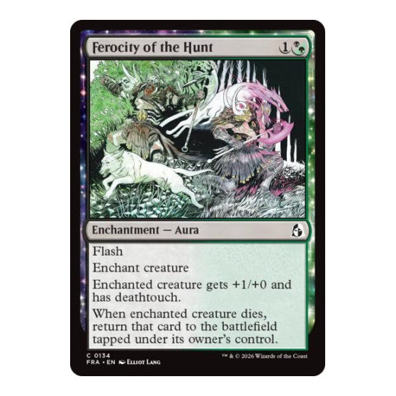Ferocity of the Hunt Reality Fracture (FRA) - (Foil, Near Mint)