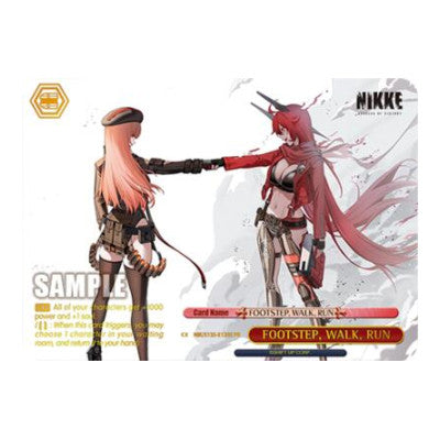 FOOTSTEP, WALK, RUN (PR) (Foil) GODDESS OF VICTORY: NIKKE Vol.2 (NIK/) - (, Near Mint)