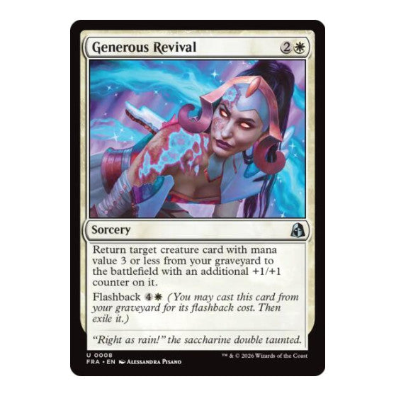 Generous Revival Reality Fracture (FRA) - (Foil, Near Mint)