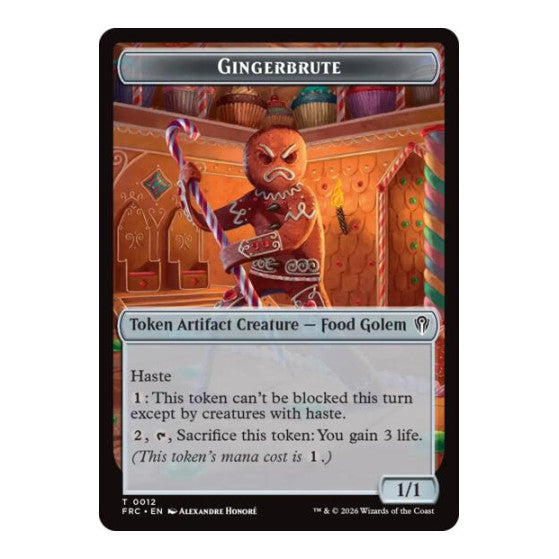 Gingerbrute // Myr Double-Sided Token Commander: Reality Fracture (FRC) - (, Near Mint)