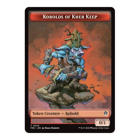 Kobolds of Kher Keep // Phyrexian Mite Double-Sided Token Commander: Reality Fracture (FRC) - (, Near Mint)