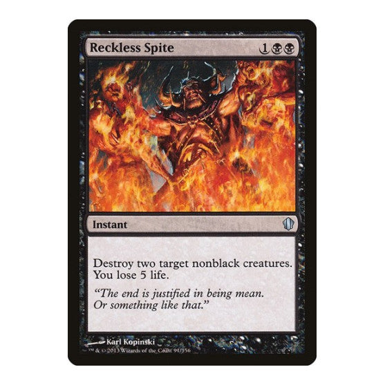 Reckless Spite Commander 2013 (C13)