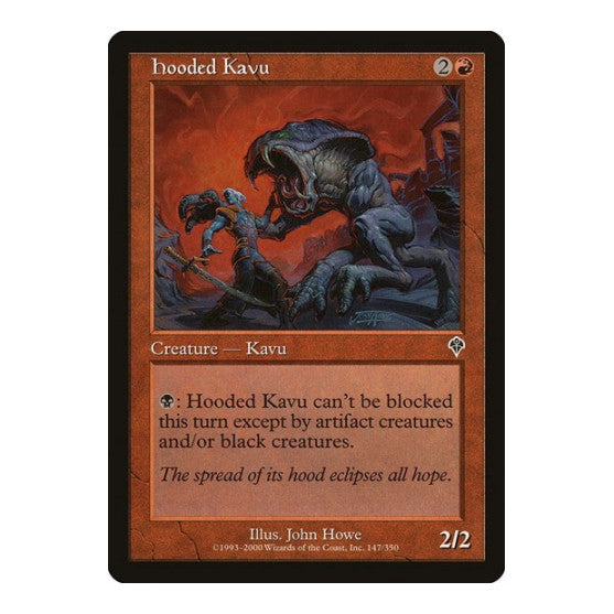 Hooded Kavu Invasion (INV) - (, Moderately Played)
