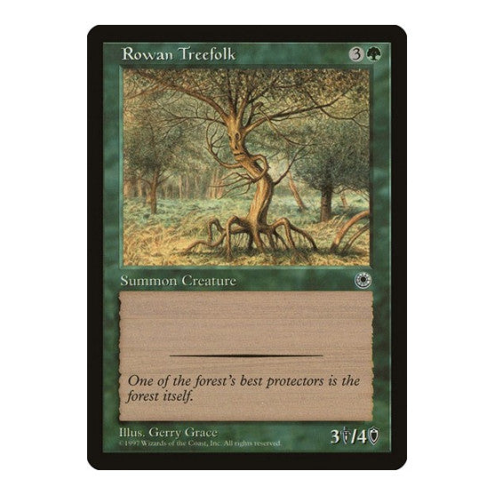 Rowan Treefolk Portal (POR) - (, Moderately Played)