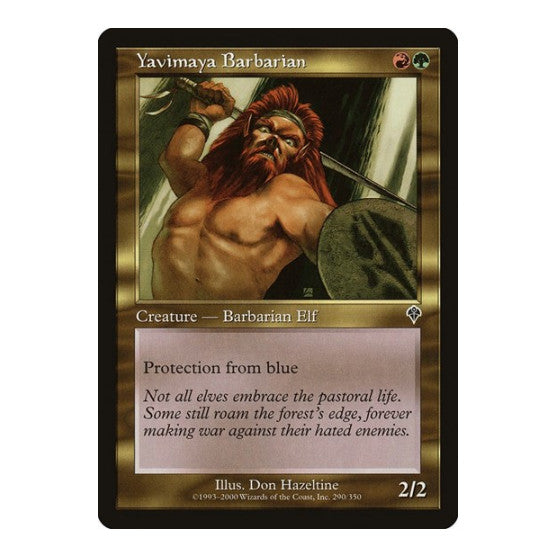Yavimaya Barbarian Invasion (INV) - (, Moderately Played)