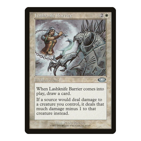 Lashknife Barrier Planeshift (PLS) - (, Lightly Played)