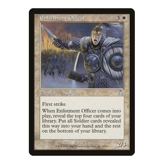 Enlistment Officer Apocalypse (APC) - (, Lightly Played)