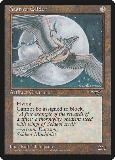 Aesthir Glider (Moon) Alliances (ALL) - (#116b, Common) (, Moderately Played)