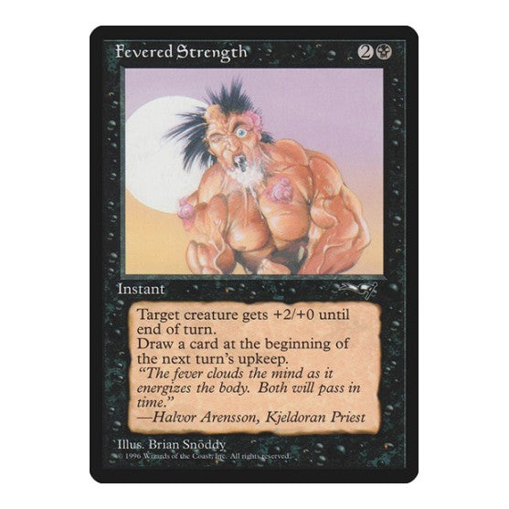 Fevered Strength Foaming at Mouth Alliances (ALL) - (, Moderately Played)