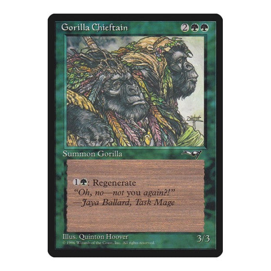 Gorilla Chieftain 2 Gorillas Alliances (ALL) - (, Moderately Played)