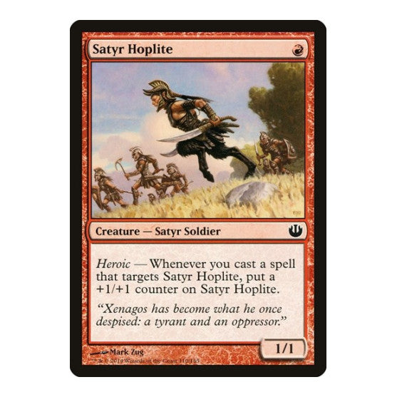 Satyr Hoplite Journey Into Nyx (JOU) - (Foil, Moderately Played)