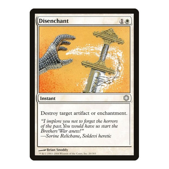 Disenchant Coldsnap Theme Deck Reprints (CTD) - (, Moderately Played)