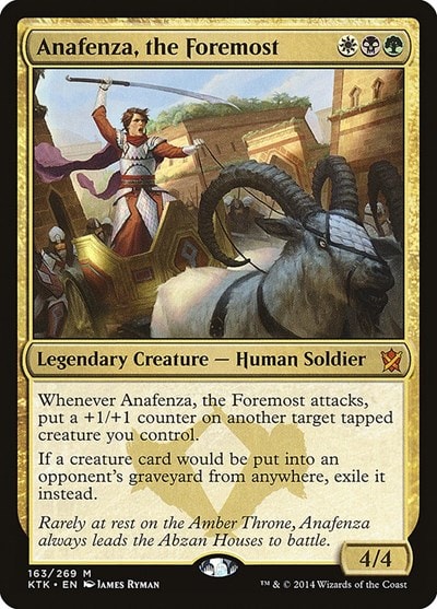 Anafenza the Foremost Khans of Tarkir (KTK) - (#163, Mythic Rare) (, Lightly Played)