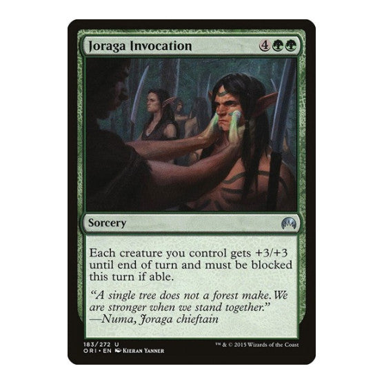 Joraga Invocation Magic Origins (ORI) - (Foil, Moderately Played)